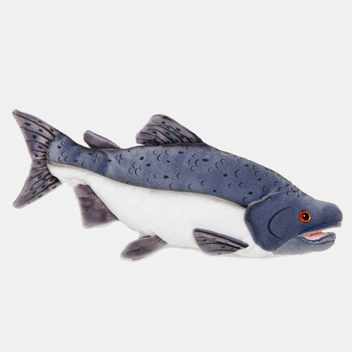 Plush salmon toy